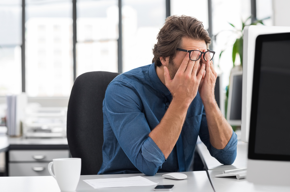 What are some solutions to computer eye strain?