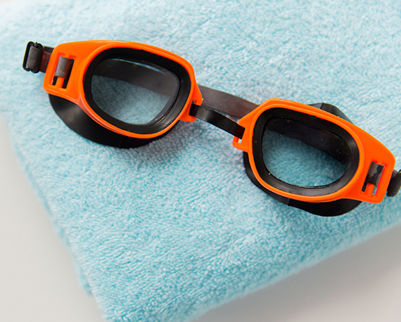 Prescription swim goggles from NVISION Eyecare