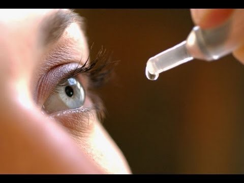 Close-up of an eye affected by dry eye syndrome